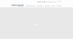 Desktop Screenshot of hickorywoodsapartments.com